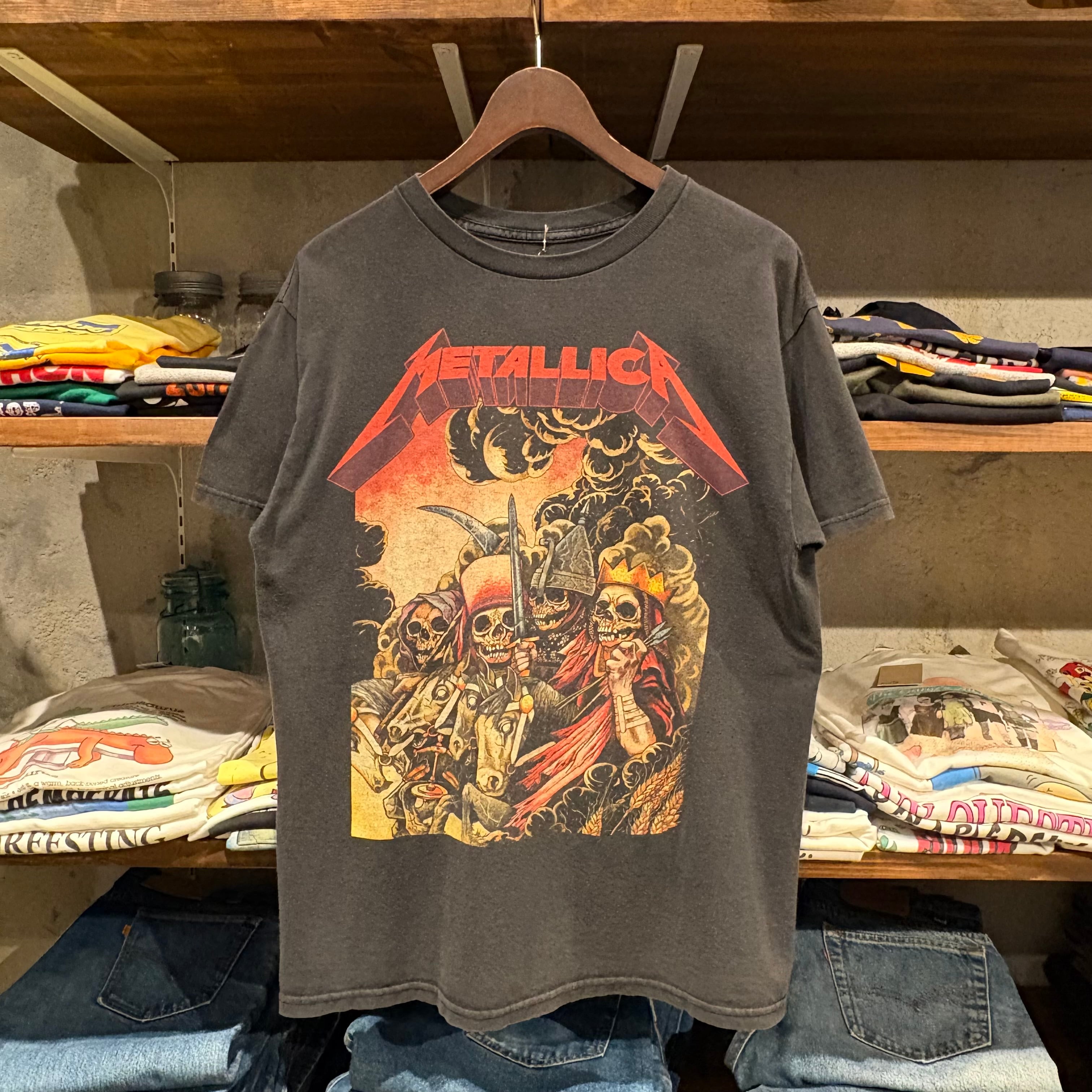 スカル◎” METALLICA Band T-shirt （Black）”size M” メタリカ バンド