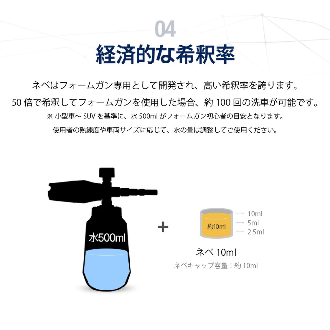 大容量 ネベ NEVE 1000ml スノーフォーム 中性 フォームランス