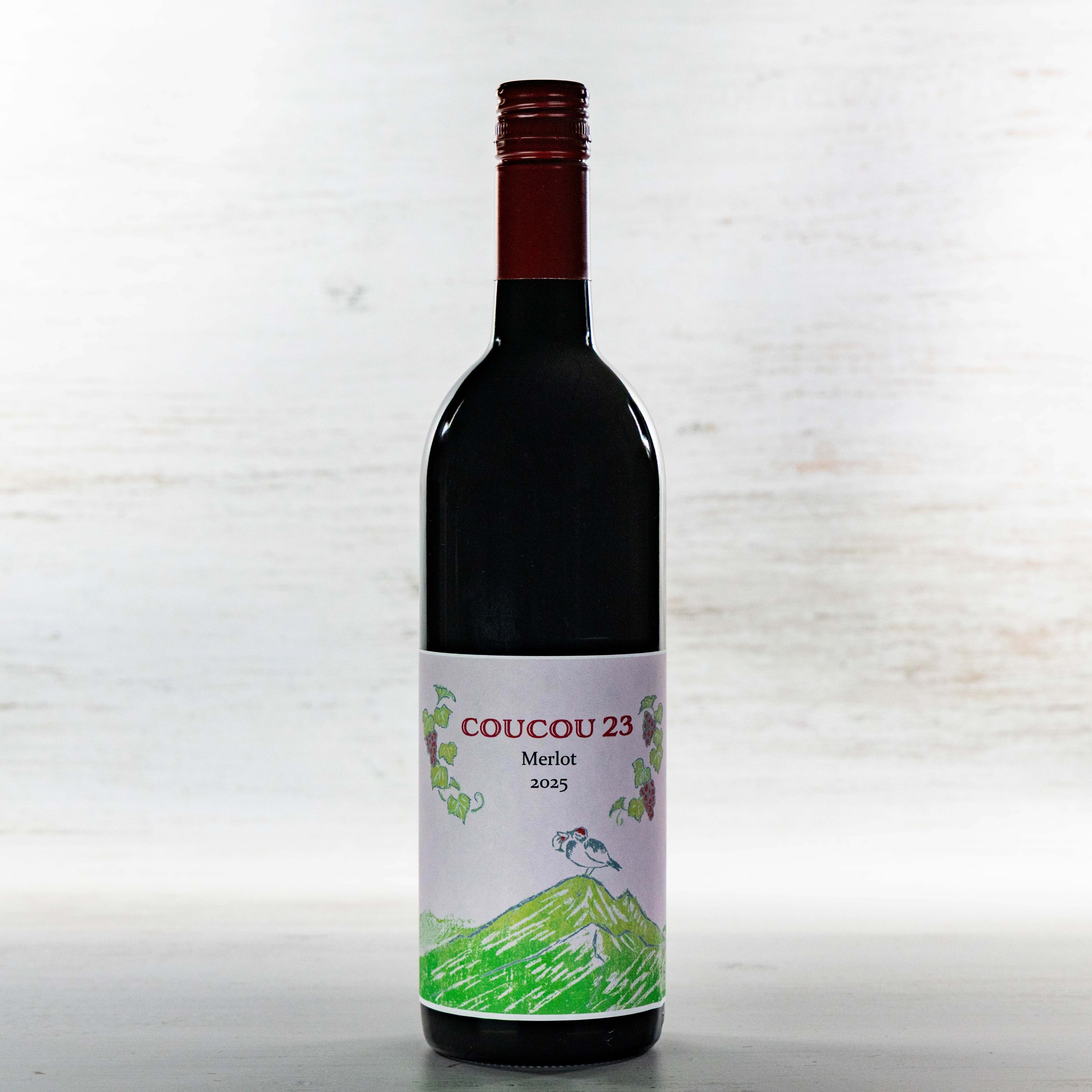限定販売) 2025年ヴィンテージ 無濾過 赤ワイン coucou 23 Merlot 2025