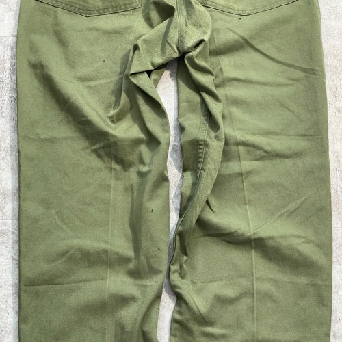 70-80s アメリカ軍 実物 OG-507 ベイカーパンツ 34/29 w31 詳細写真16