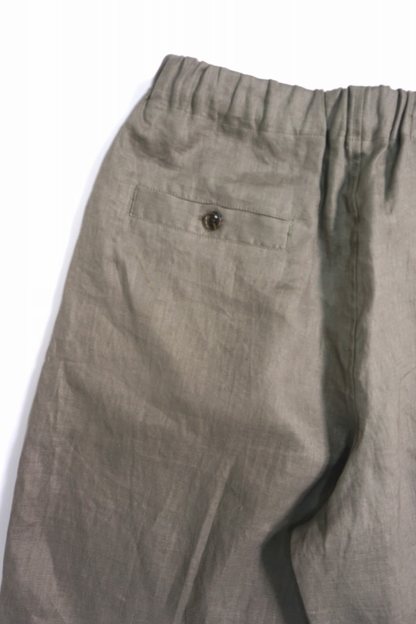 French Linen Wide Easy Pants