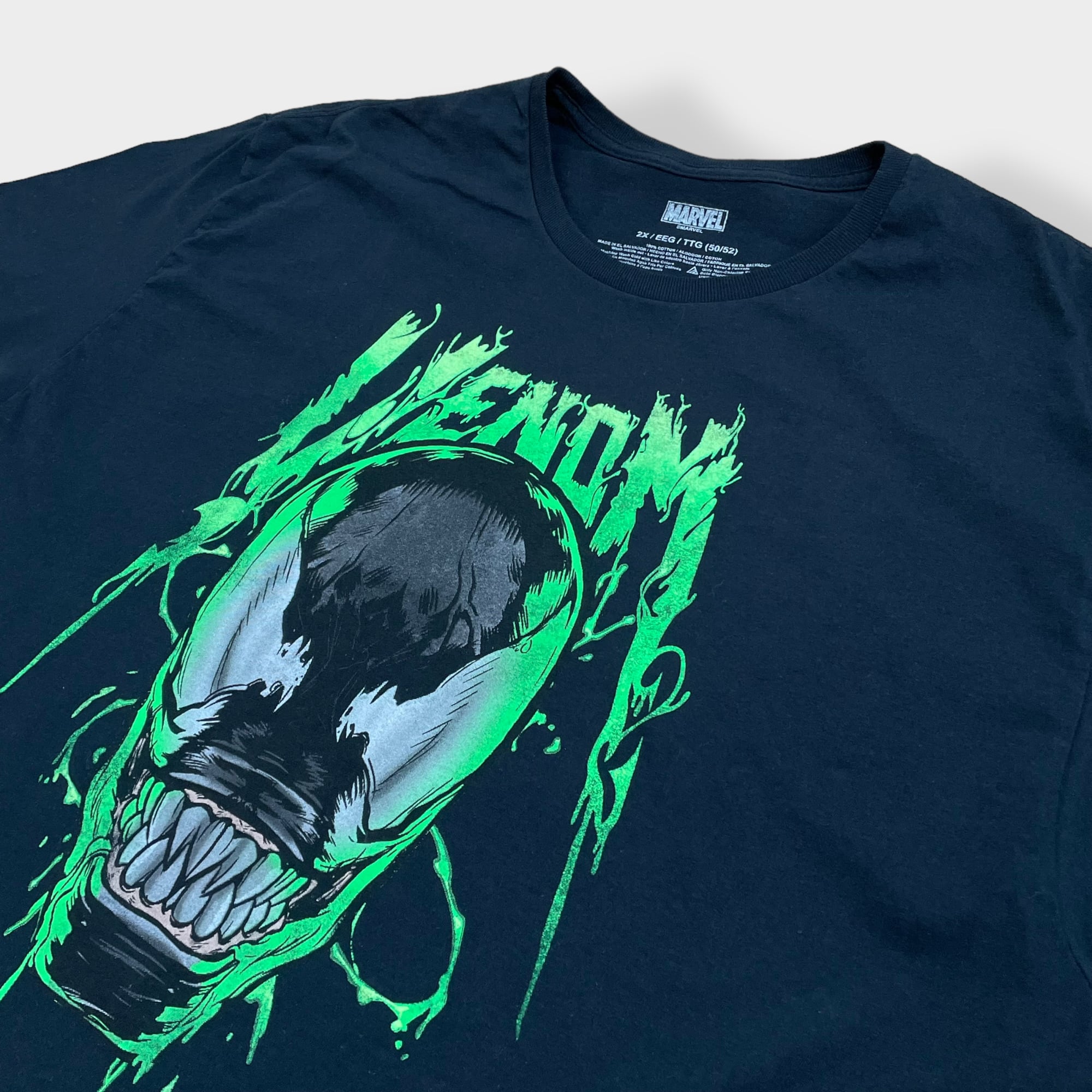 MARVEL VENOM Tシャツ 黒 L 新品未使用 ベノム（MARVEL】2XL ビッグ  