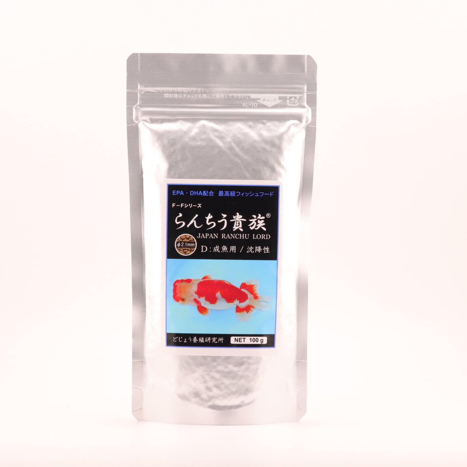 らんちう貴族 D:成魚用/沈降性 100g | aquarium shop earth