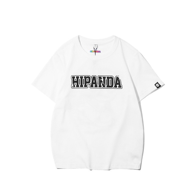【HIPANDA ハイパンダ】キッズ Tシャツ KID'S SKATER HIPANDA PRINTED SHORT SLEEVED T-SHIRT / WHITE・BLACK
