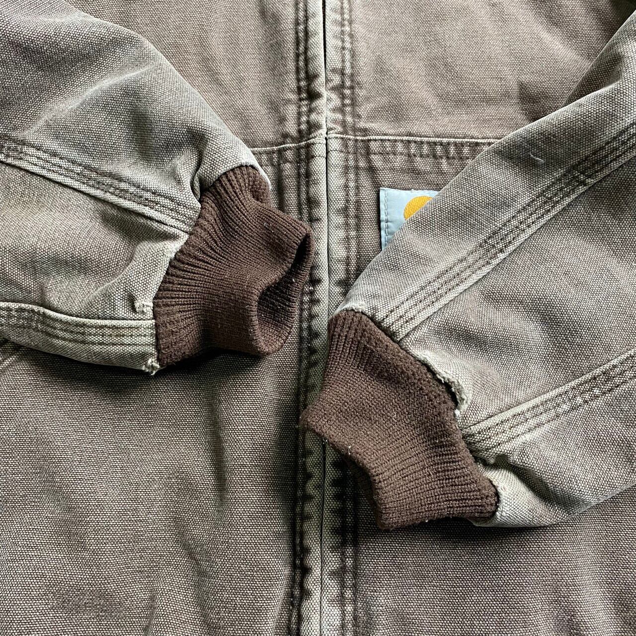 す*8様 カーハート　デッキジャケット　キッズ　古着　ビンテージ キッズ 古着 80s Carhartt キルティング ライナー ブラック ダック