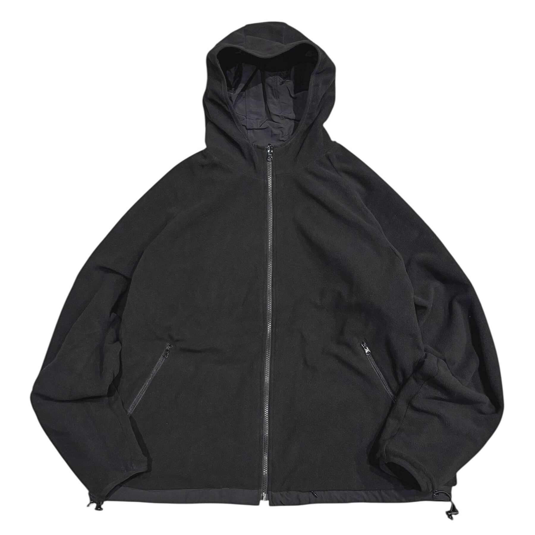 BEIMAR Reversible Micro Fleece Hooded Jacket - Black / ビーマー