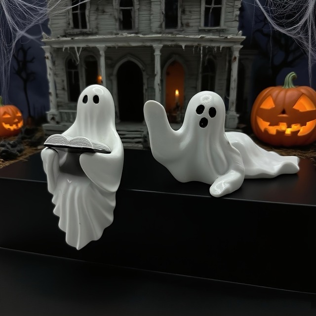 ミニチュア オブジェ ゴースト おばけ ハロウィン おしゃれ かわいい インテリア 北欧 秋 オータム ハロウィーン パーティ イベント 装飾 SNS映え 白 ホワイト