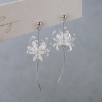 曼殊沙華 －Gold & Silver－ | Spider Lily Earrings