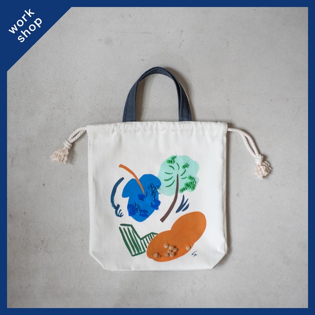 サラベル × Lemmikko  刺繍Workshop「スパンコール刺繍の基本で楽しむ『 サラベルのトートバッグ』」