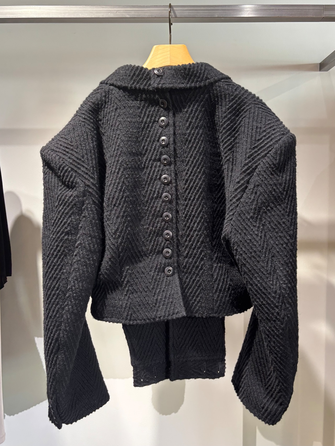 【26AW | WOMEN】MUKCYEN ムッシャン /  ジャケット / structured herringbone jacket M269JK03 - 2