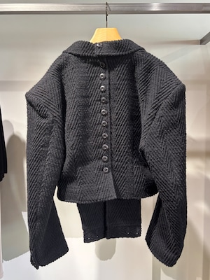 【26AW | WOMEN】MUKCYEN ムッシャン /  ジャケット / structured herringbone jacket M269JK03