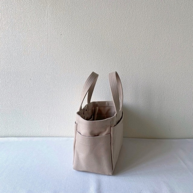 【全6色】「ボックストート」ミニサイズ／アルマダ8号帆布【受注制作】