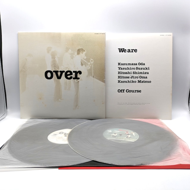 昭和レコード2点セット・Off Course・『over』・『We are』・LPレコード・No.231019-24・梱包サイズ80