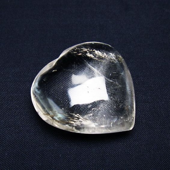 水晶 ハート置物 一点物 145-1464
