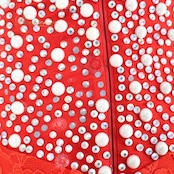 社交ダンス 衣装 スタンダードドレス ドレス ワンピース 赤 フリル レース デモ 競技 ダンス パーティ 発表会 豪華 華やか 真っ赤 上品 レッド系 フリルレース おしゃれ デザイン 競技用 衣装 女性用 パフォーマンス ステージ衣装 ステージパフォーマンス