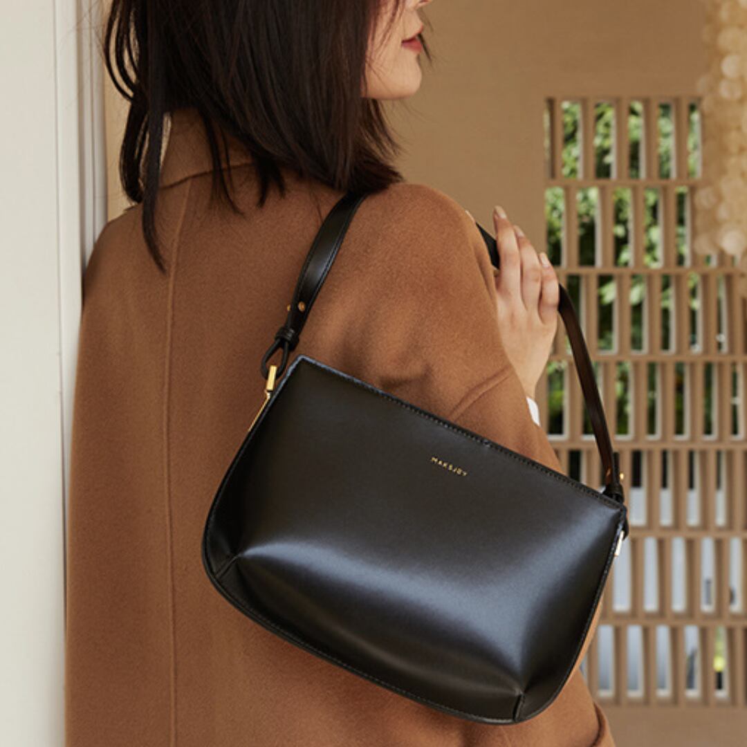 Mini logo one shoulder leather bag G1084