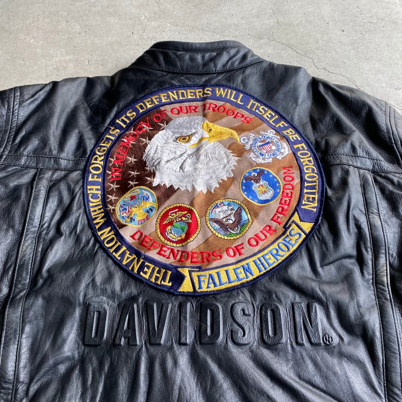00年代 HARLEY-DAVIDSON ハーレーダビッドソン ワッペン シングル 