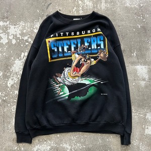 90s tasmanian devil steelers sweat
