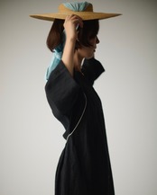 【Joëlle】Wide brim straw hat/ワイドブリムストローハット