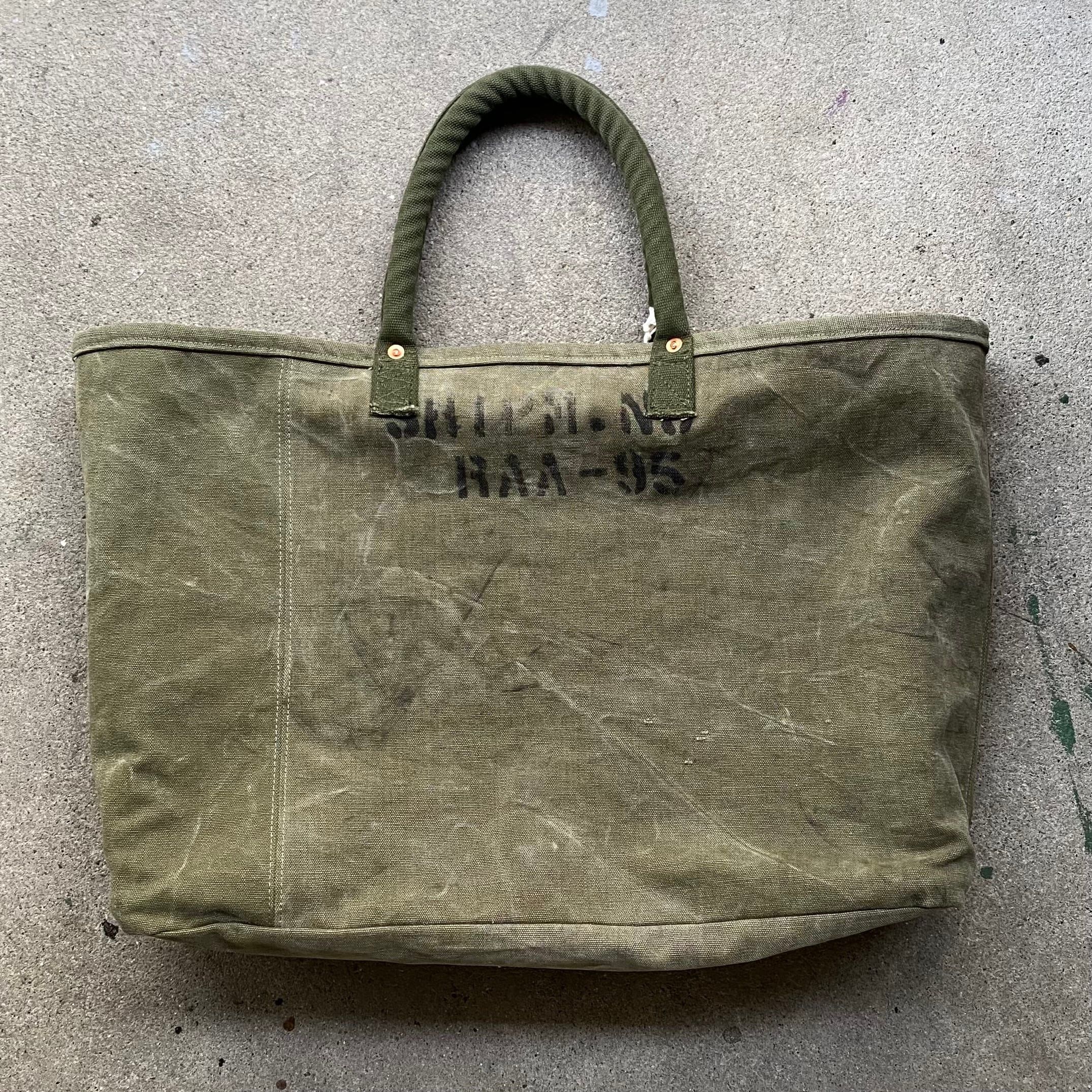 40's US military vintage remake tote bag | PPF vintage & remake