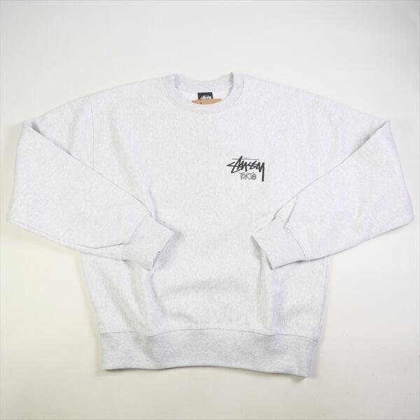 Size【M】 STUSSY ステューシー 23AW STOCK TOKYO CREW ASH HEATHER