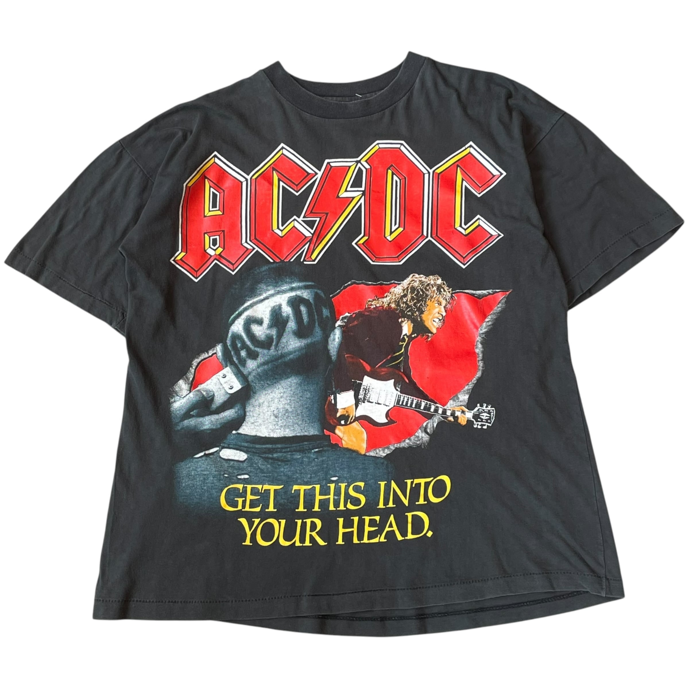 1990s AC/DC "GET THIS INTO YOUR HEAD" Bootleg T-shirt