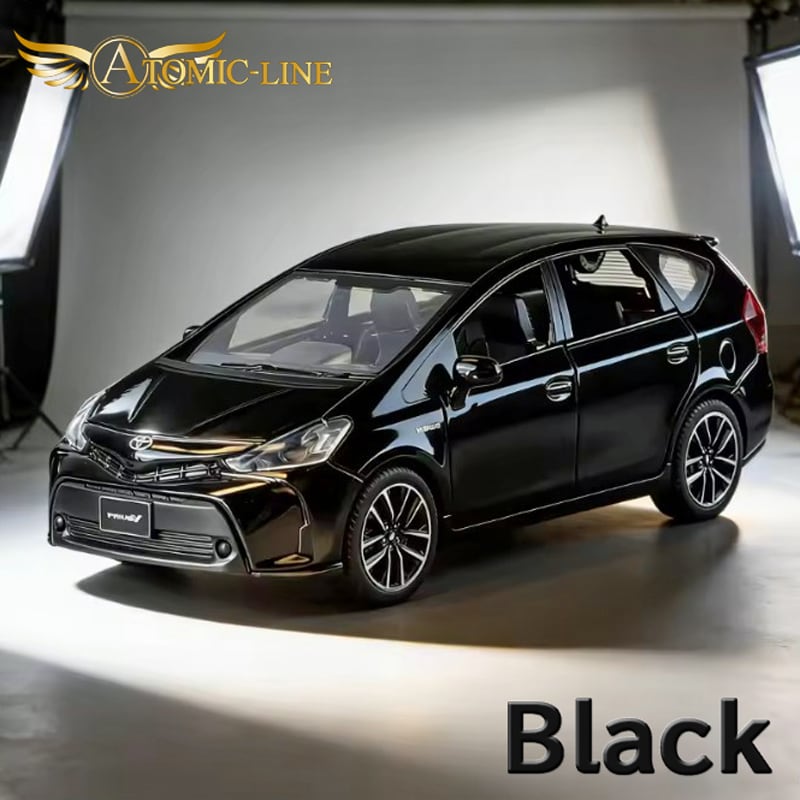 TOYOTA プリウスα 1/28 ミニカー 全3色 ライト点灯 エンジンサウンド