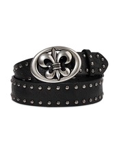 脚長高見え設計｜フレアシルエットを仕込むリベットベルト(BL00005)