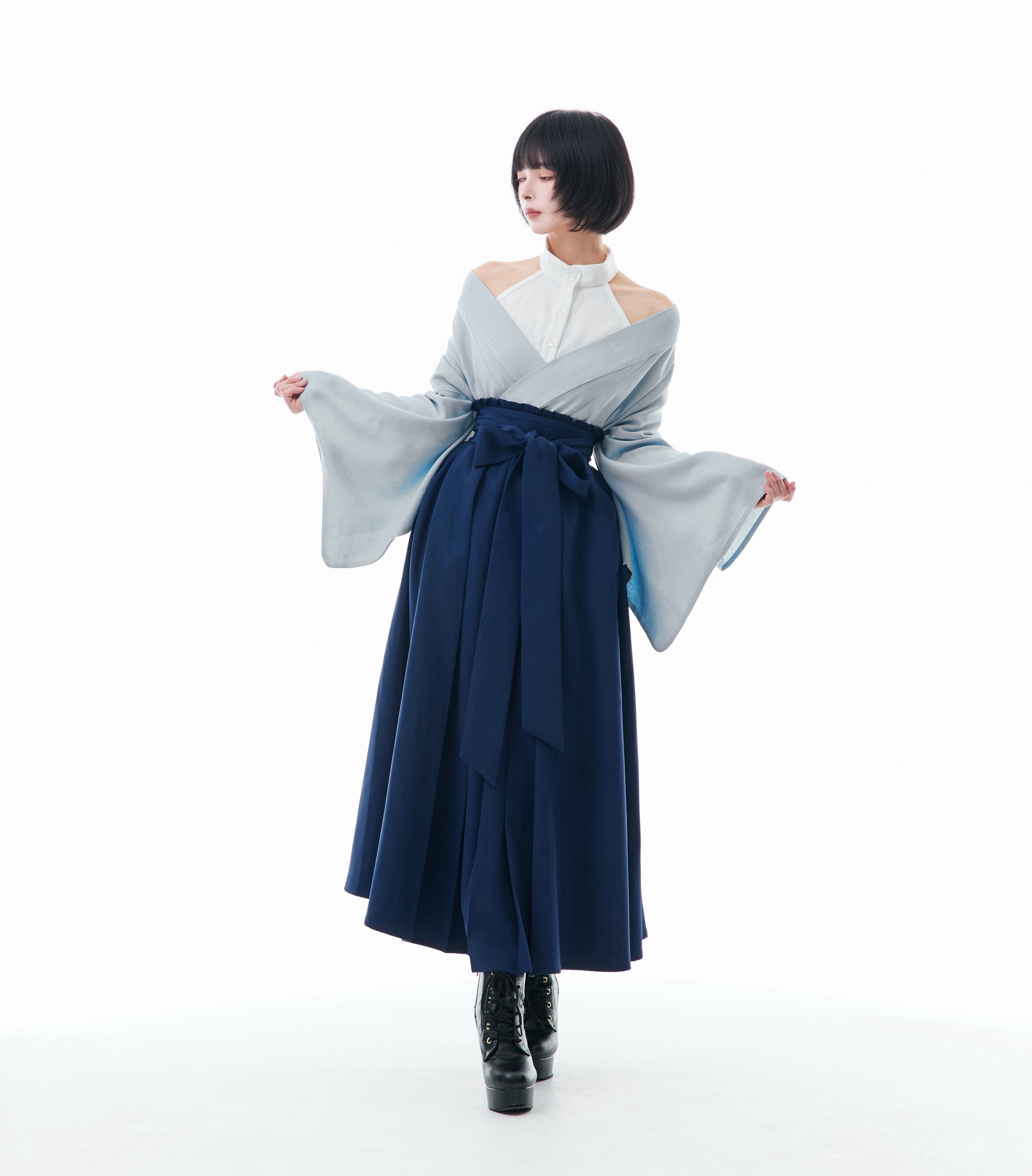 夏の半着物 水色 | MISAMARU