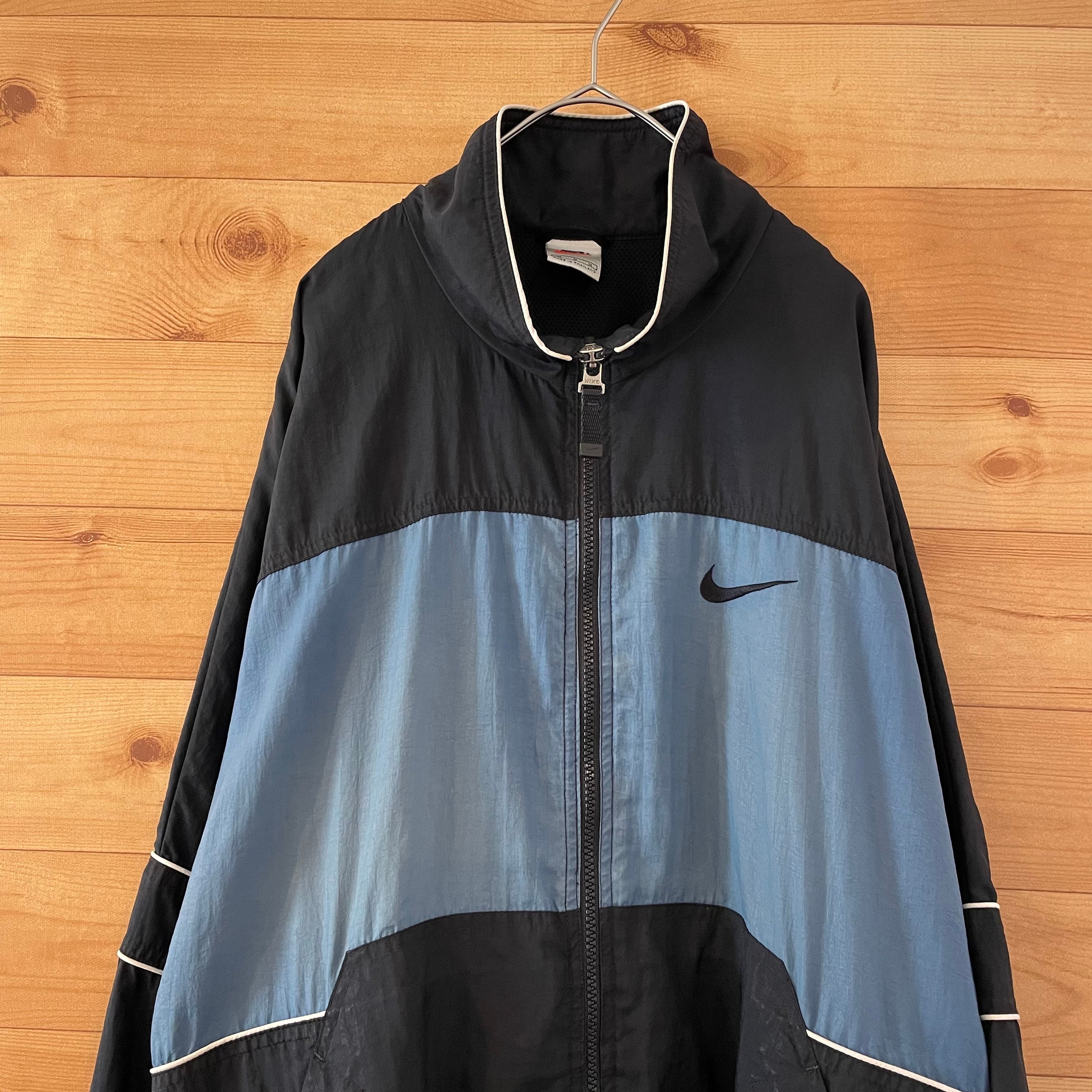 【90s NIKE】ナイキ ナイロンジャケット ツートン ヴィンテージ