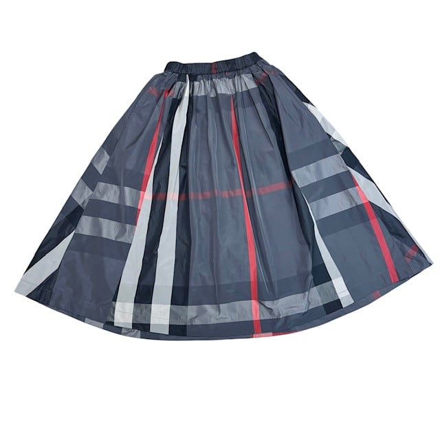 古着 アーバンリサーチ アイテムズ ギャザー ロングスカート クリーニング済み ビッグチェック レディース フリーサイズ