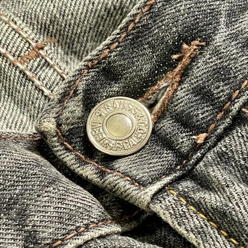 【W36 L30】 usa levi's 先染ブラック リーバイス 559 詳細写真9