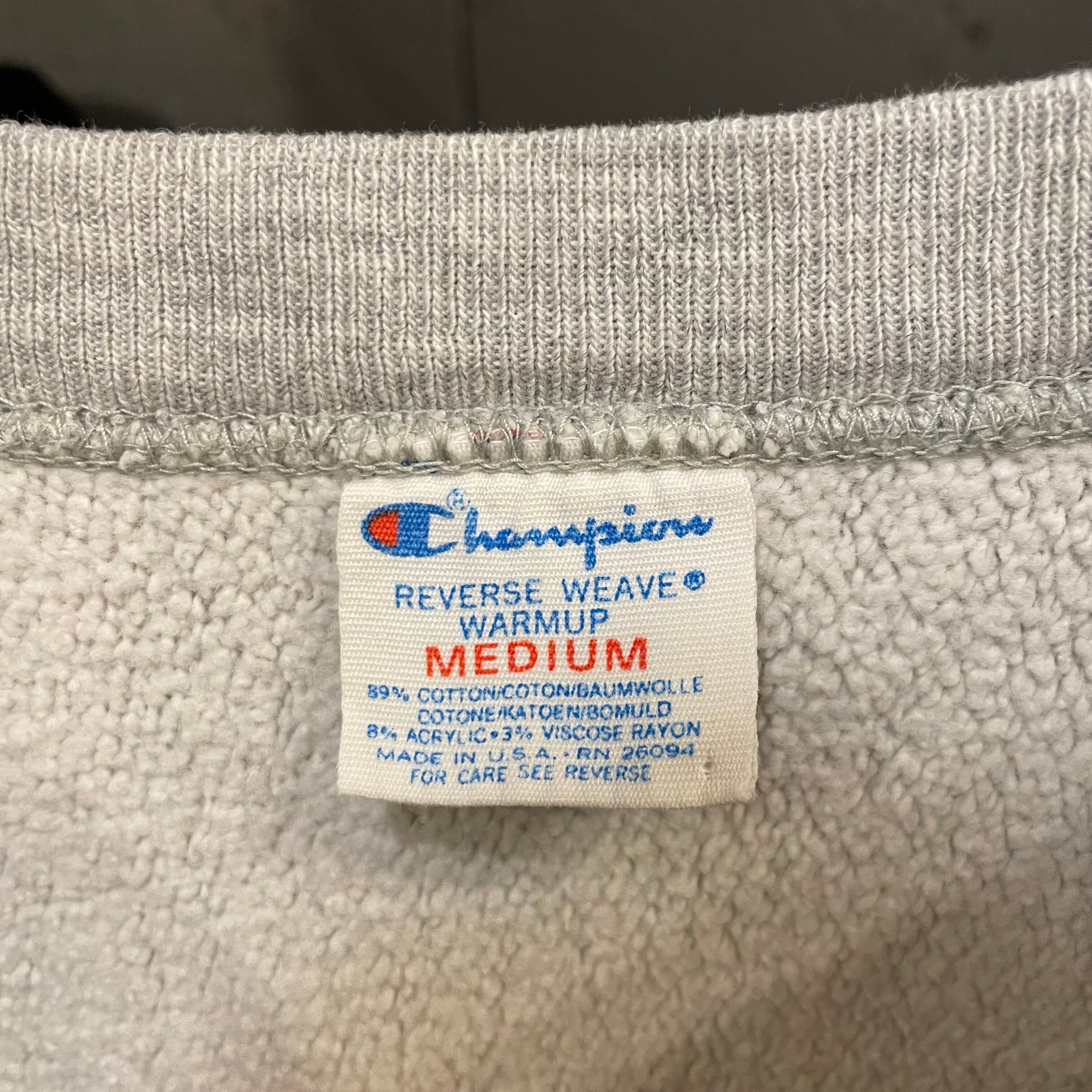 80s Champion Reverse Weave Sweat Shirt USA製