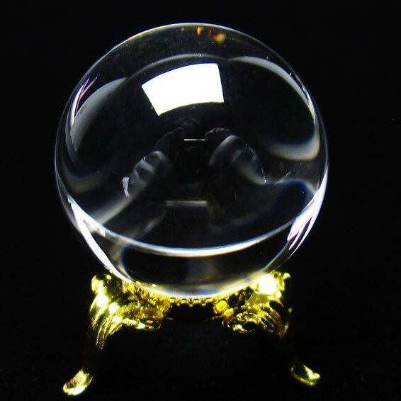 水晶 丸玉 ブラジル産 30mm 一点物  141-6463