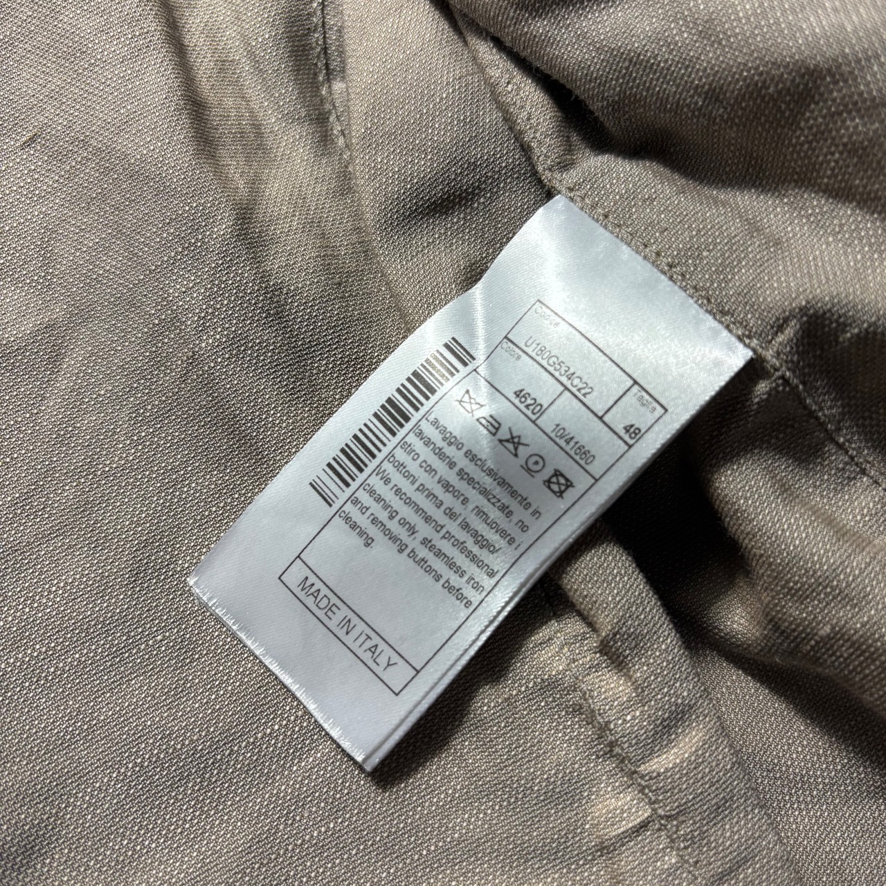 ERMANNO SCERVINO satin switching leather tailored jacket