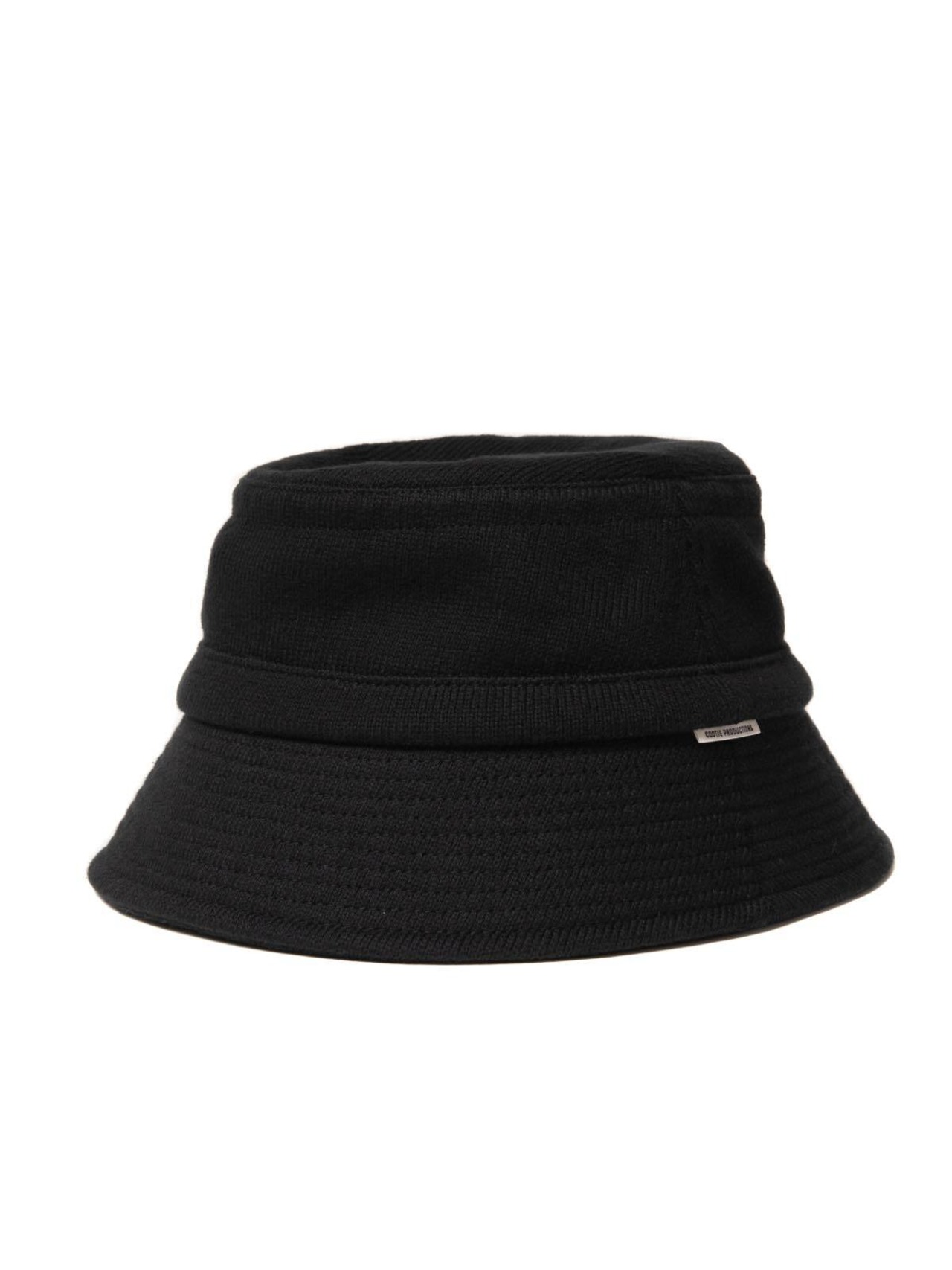 Knit Bucket Hat - Black -