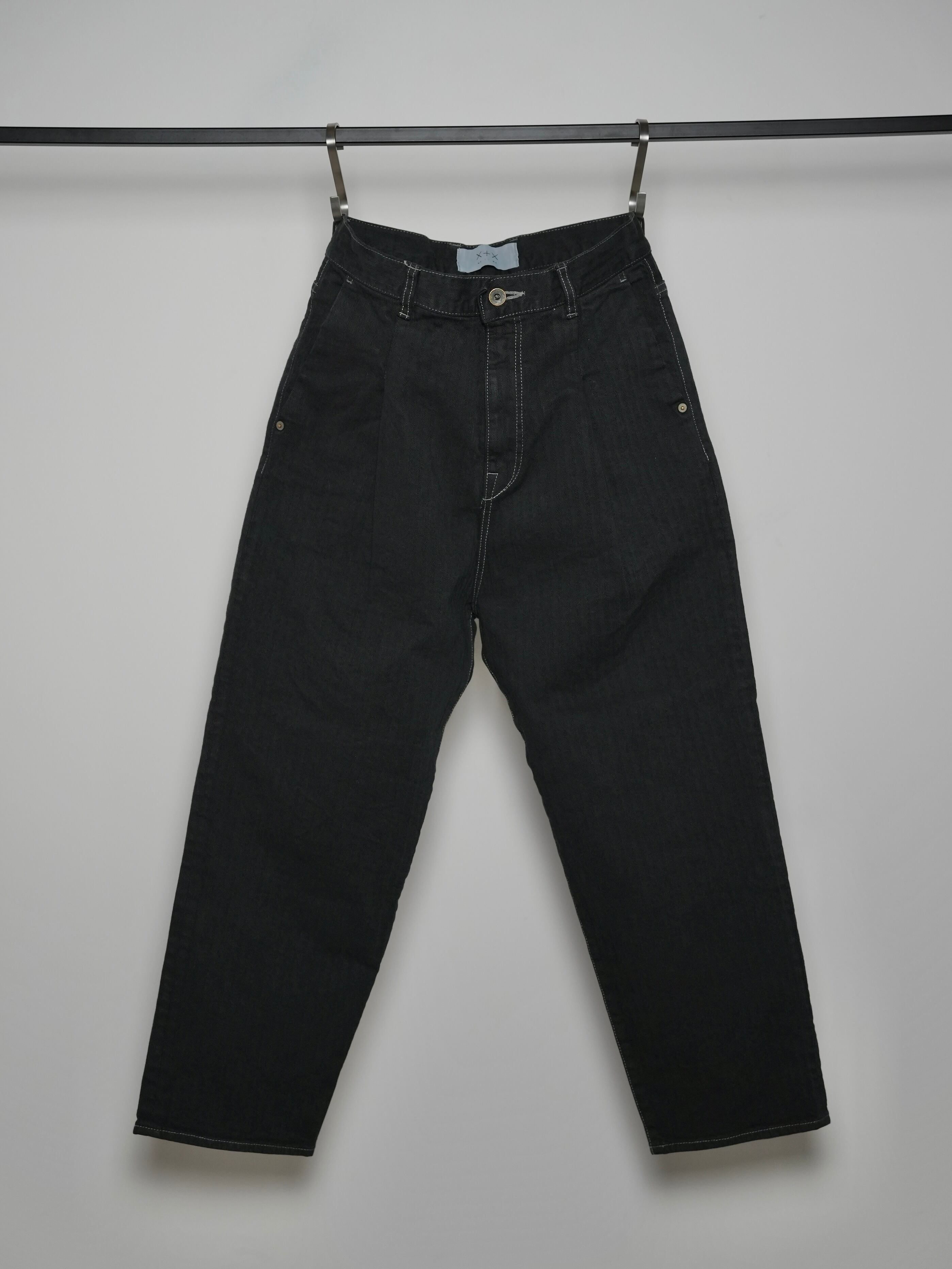 【ME TO ME】Denim Trousers / BLACK