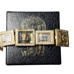 vintage GIANNI VERSACE decorative metal bracelet