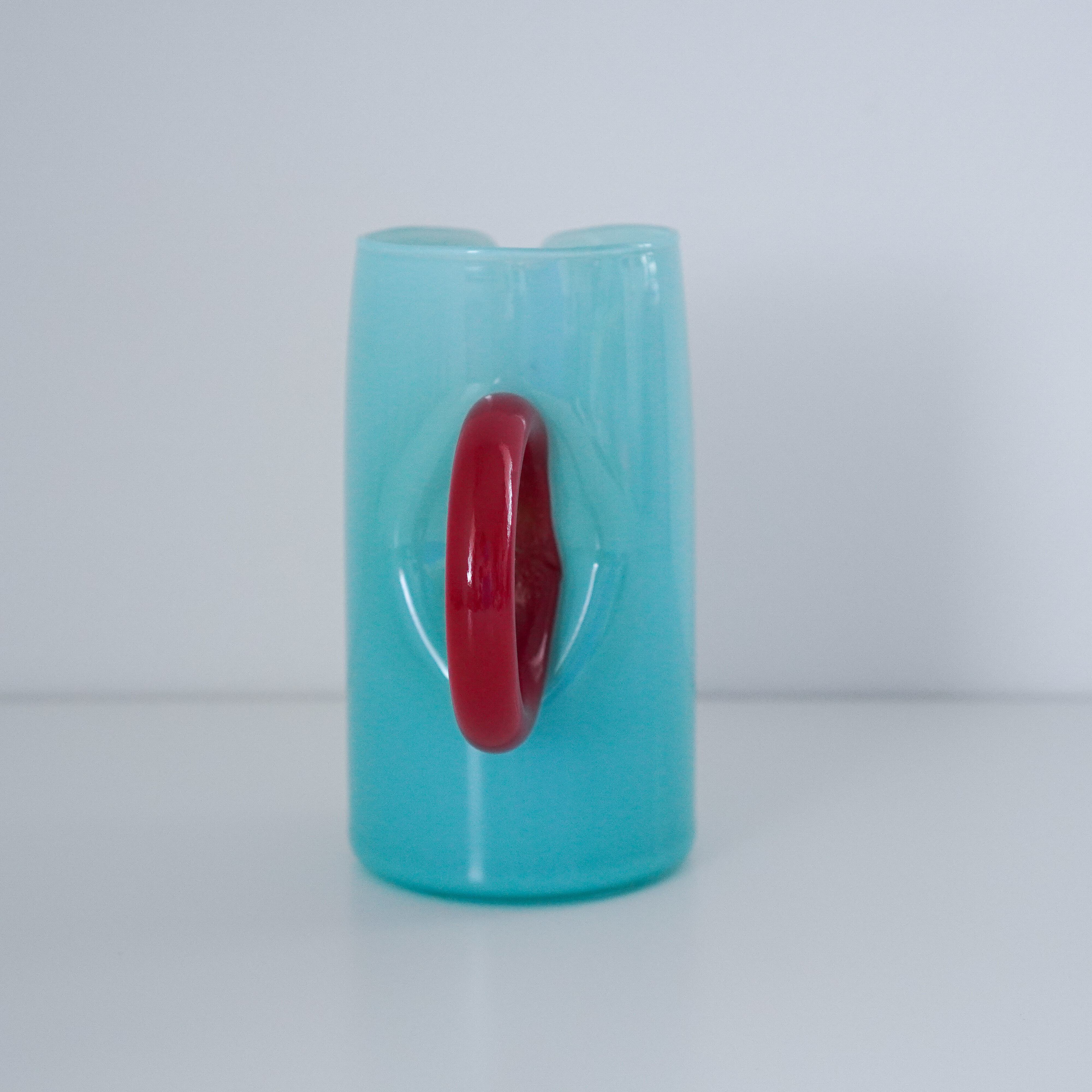 ぽわにえ carafe blue×red【長町 三夏子】 | kulukka