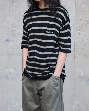 "UMBRO" stripe short sleeve knit / From EUROPE