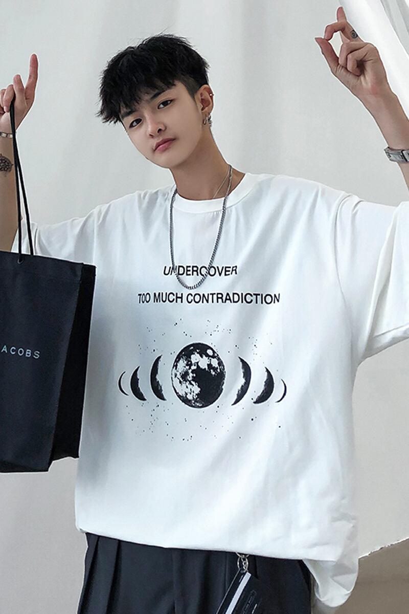 全3色 Tシャツ カットソー プリント カジュアル おしゃれ