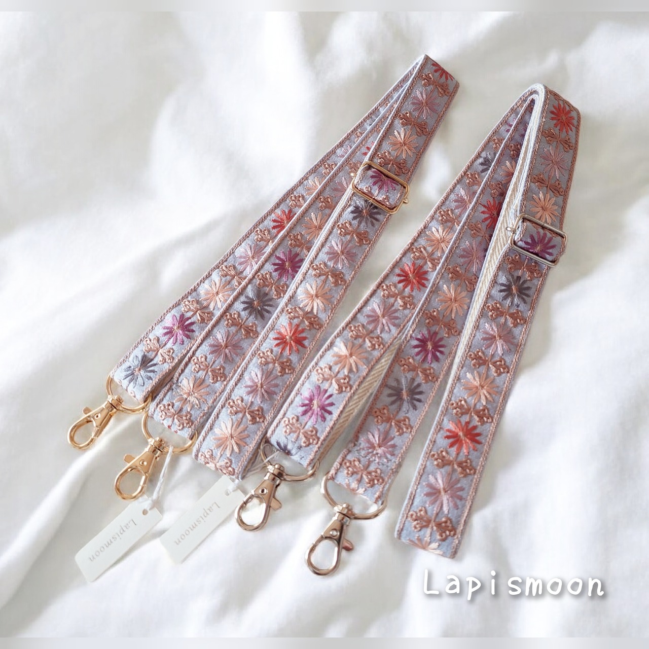 インド刺繍リボンショルダーストラップの画像01