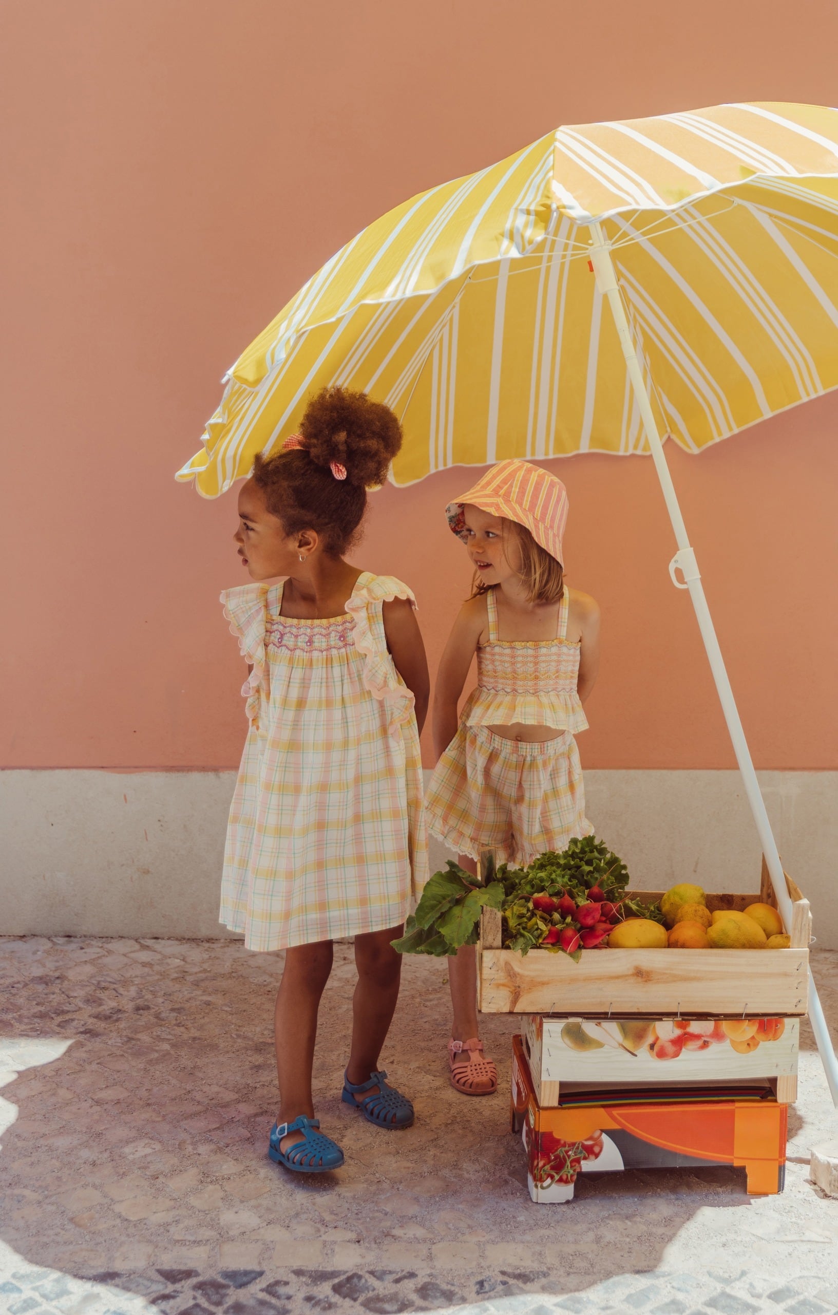 Louise Misha / Florentina Camisole - Yellow Positano Checks