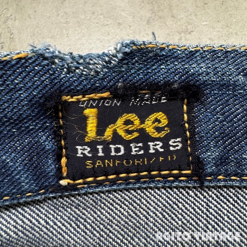 50's~ Lee RIDERS リーライダース 101Z デニム 初期サイド黒タグ