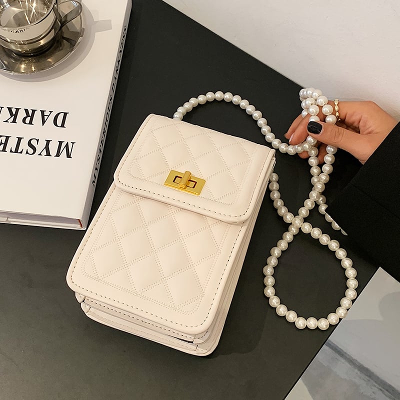 サマーパールチェーン 夏物 真珠 メッセンジャーバッグ Tiancai_Wing_Bag93281397256