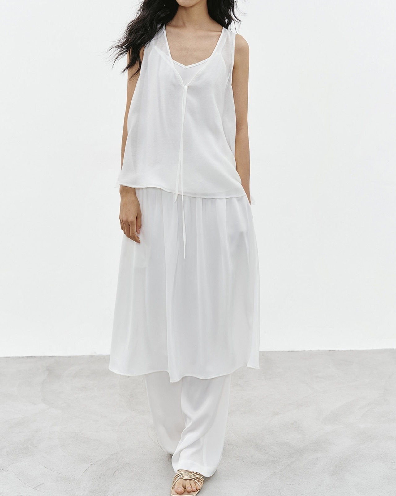 Wide leg pants & skirt L0181