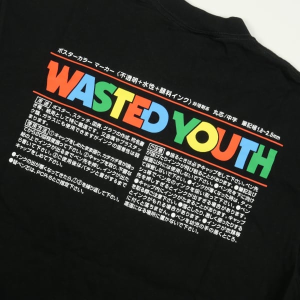 [オマケ付]TOKION Wasted Youth ポスカ Tシャツ 黒 M