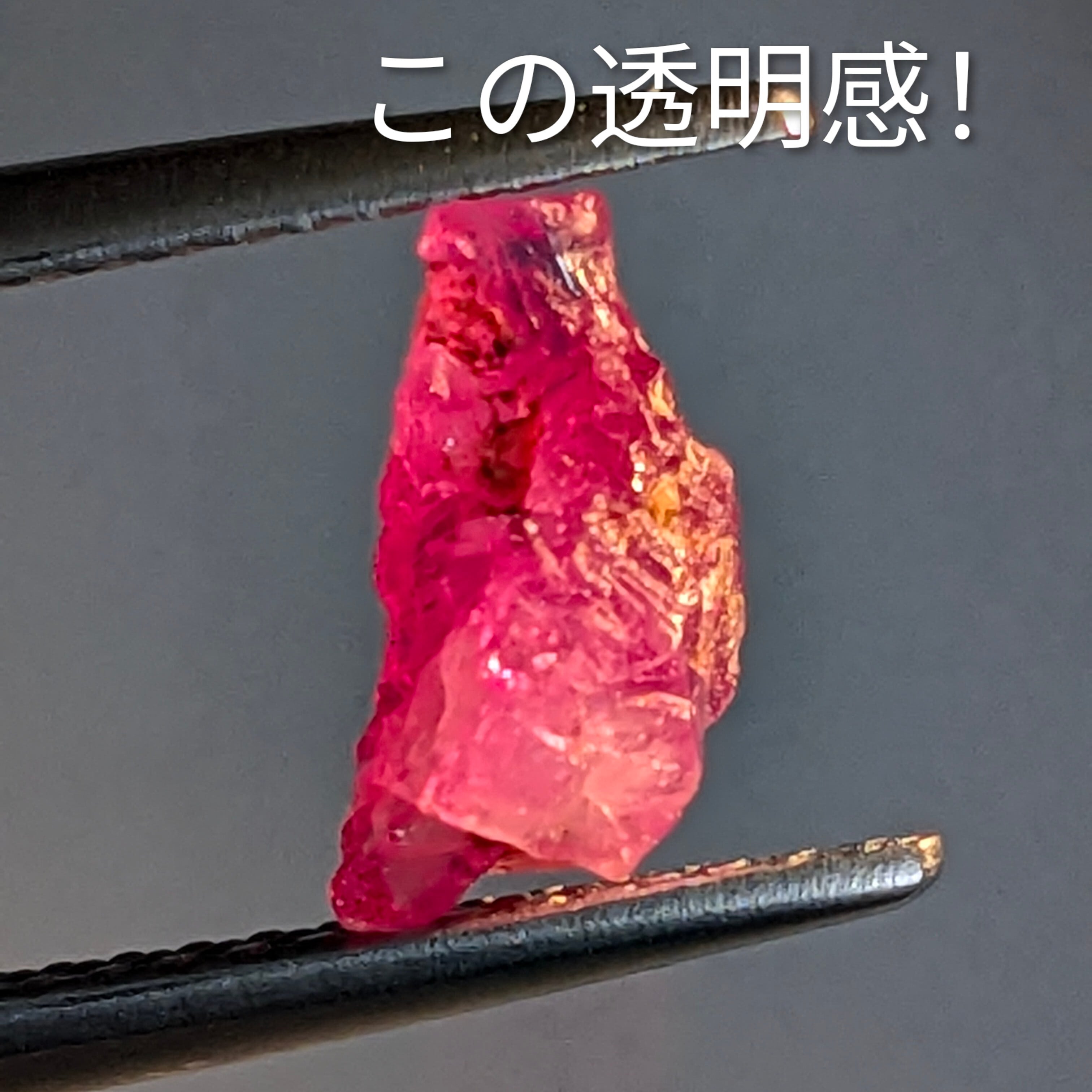ルビー原石 ミャンマー・モゴック産【1.45ct】PRO207724 | Gem's