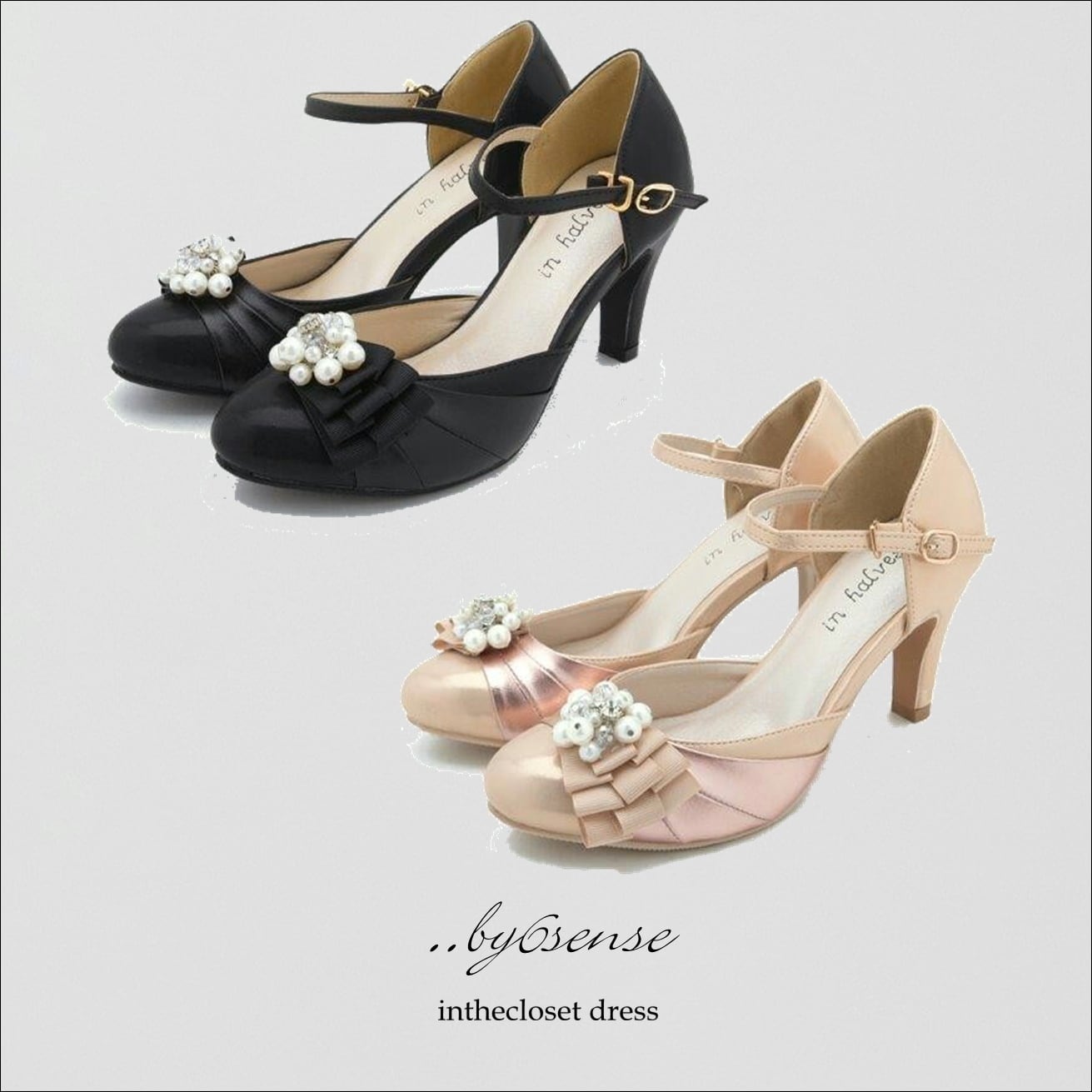 ラウンドトゥセパレートパンプス S~3L Beige