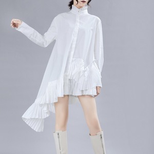 プリーツクロスワンピース A0055